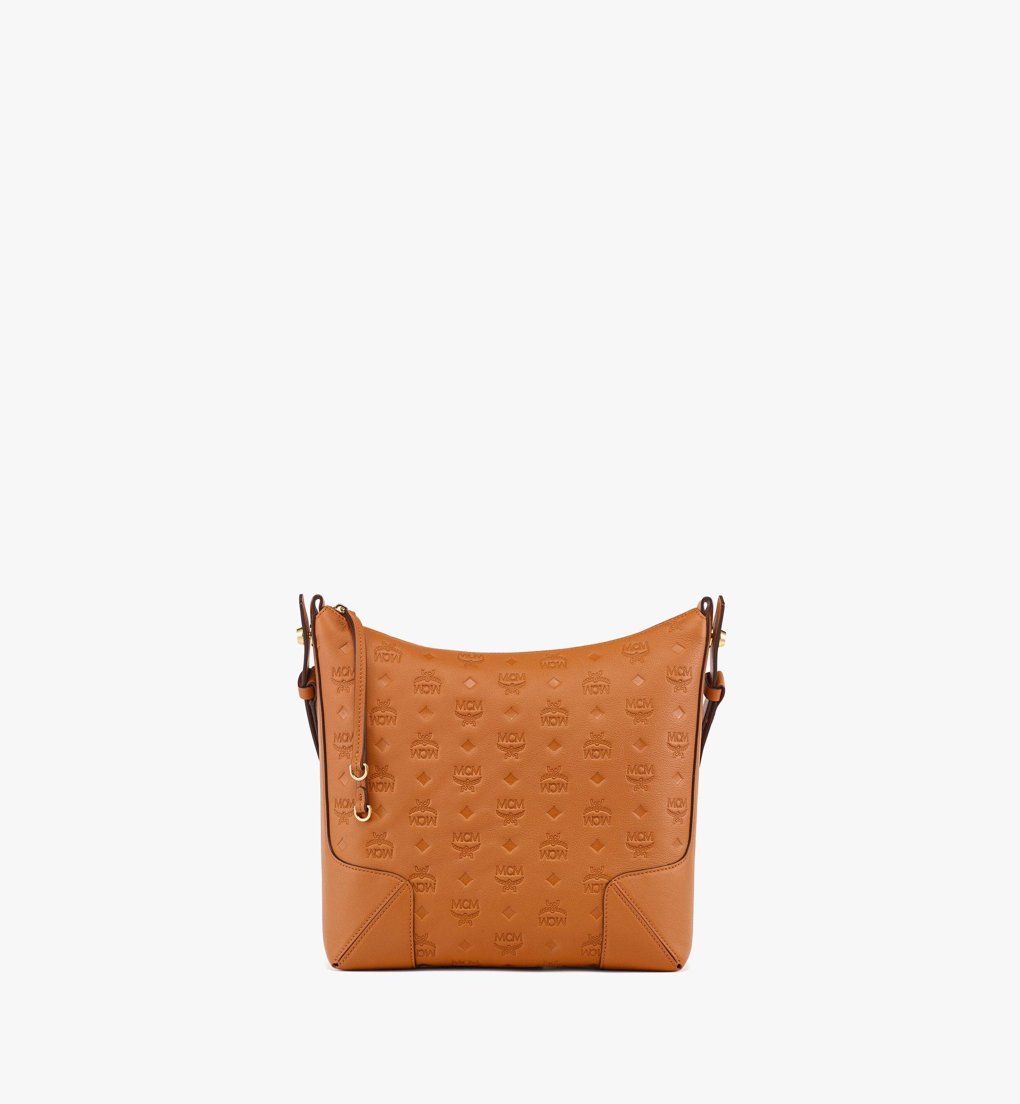 Aren Hobo in Embossed Monogram Leather 1